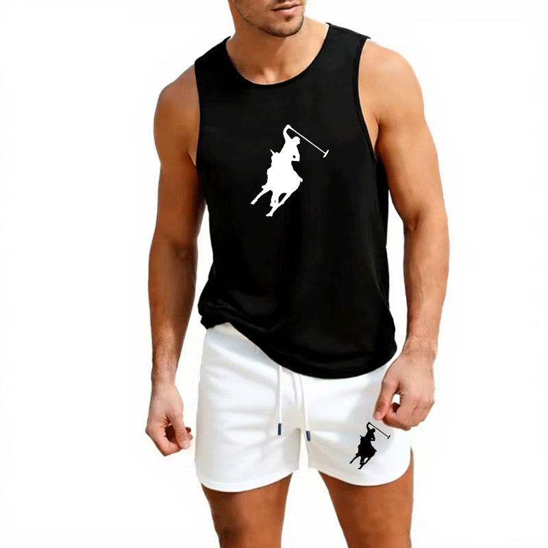 Summer Clothing Us - طقم صيفي أوروبي للرجال مكون من