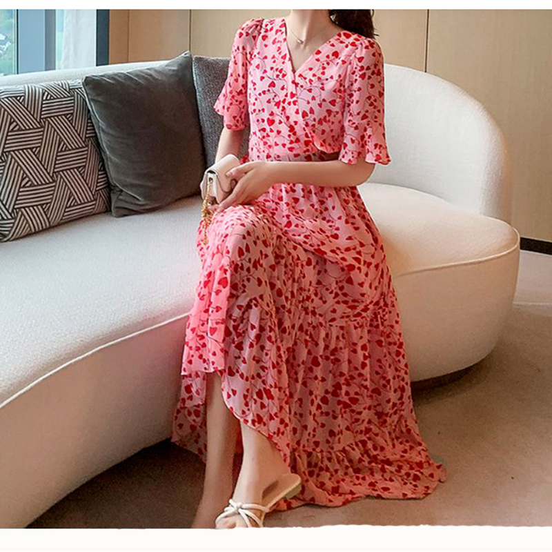 Summer Line Clothing Brand - فستان صيفي 2025 كبير الحجم برقبة