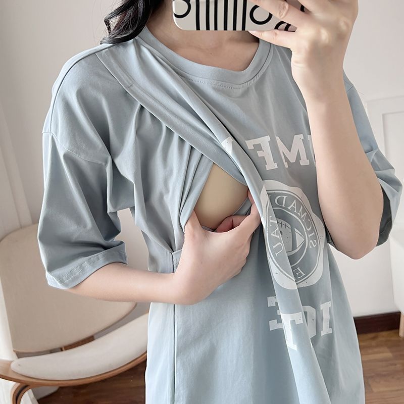 فستان رضاعة للحوامل، قميص نوم  - مراجعة Summer Clothing Us وسعره