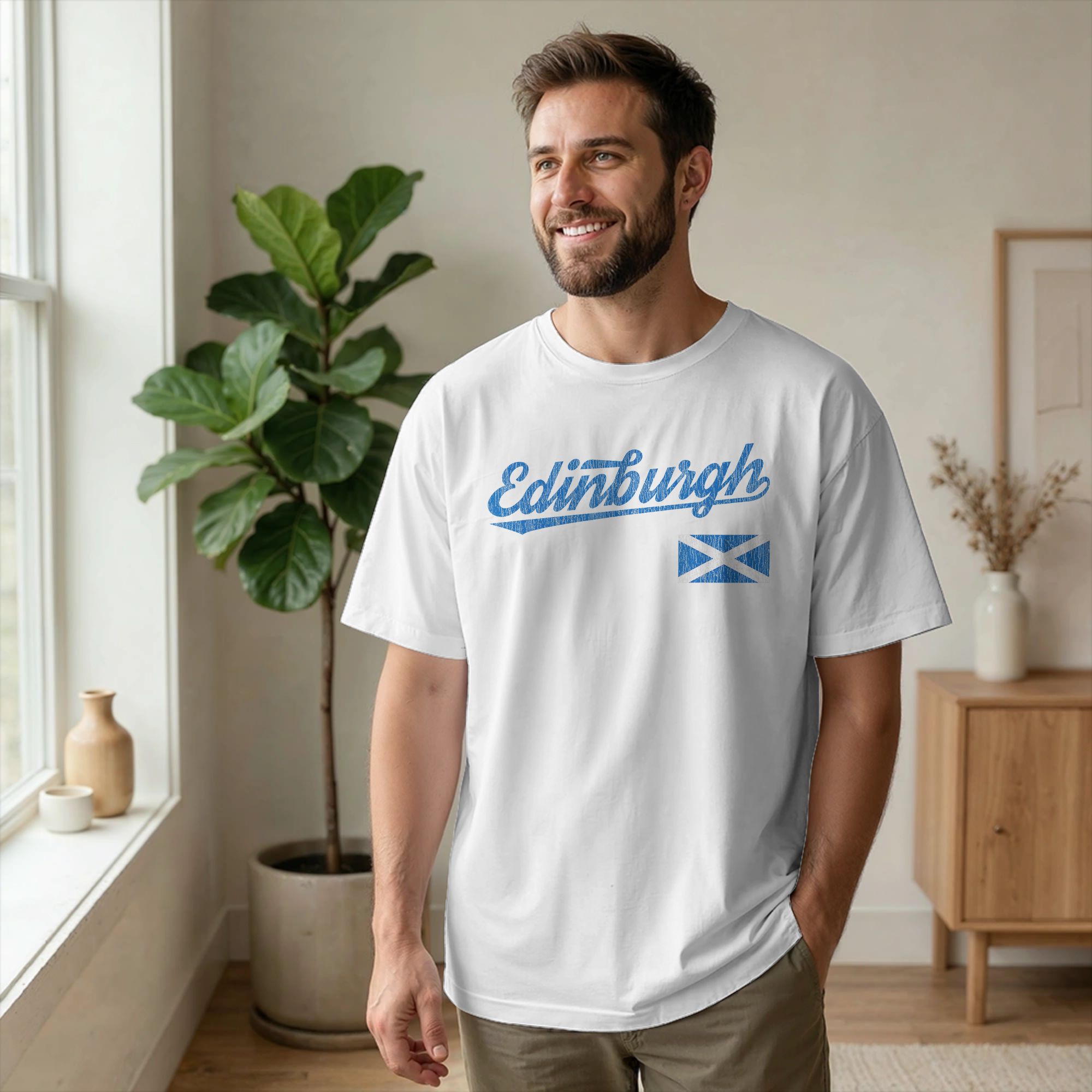 تي شيرت رجالي من إدنبره، اسكتل - مراجعة Summer Clothing Uk Men وسعره