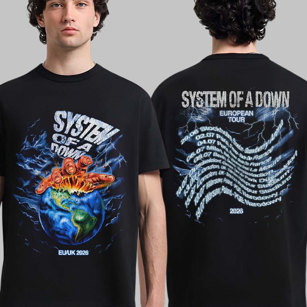 تي شيرت System of A Down للجول - مراجعة Summer Clothing Uk Men وسعره