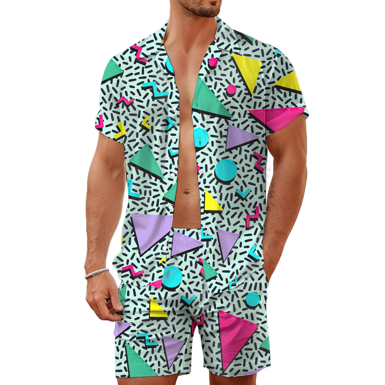 طقم قميص رجالي صيفي بتصميم هند - مراجعة Summer Clothing Beach وسعره