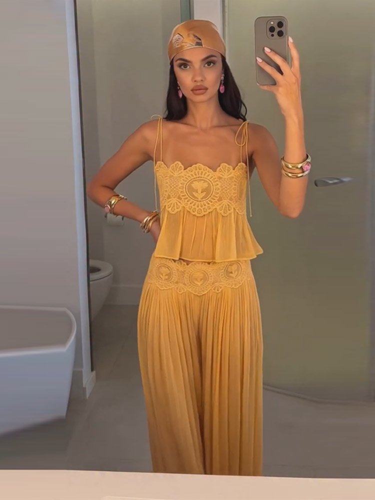 طقم صيفي أنيق لعام 2026 مكون م - مراجعة Summer Vacation Clothing Women وسعره