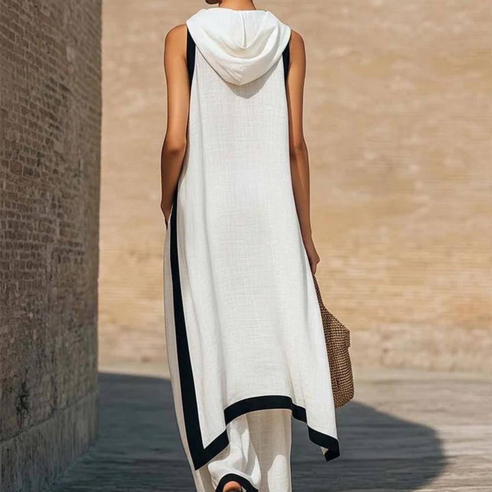 طقم نسائي من قطعتين من القطن و - مراجعة Summer Vacation Clothing Women وسعره