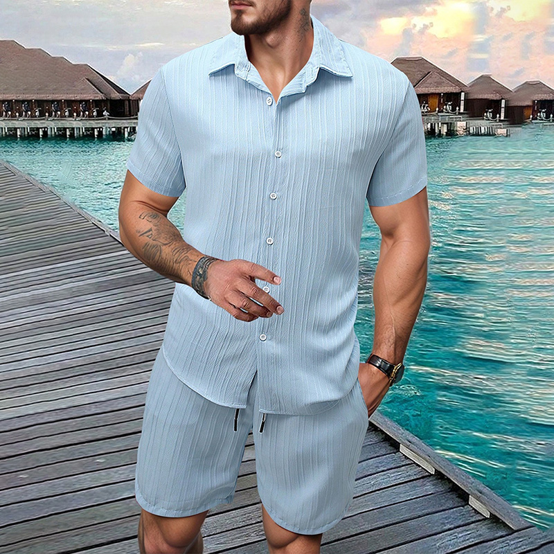 طقم رجالي جديد 2026 مكون من قم - مراجعة Summer Clothing Beach وسعره