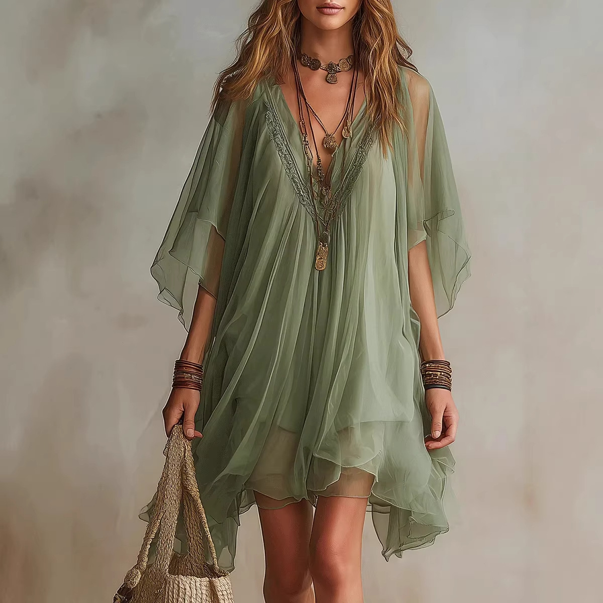 طقم فستان صيفي جديد للنساء من  - مراجعة Summer Vacation Clothing Women وسعره